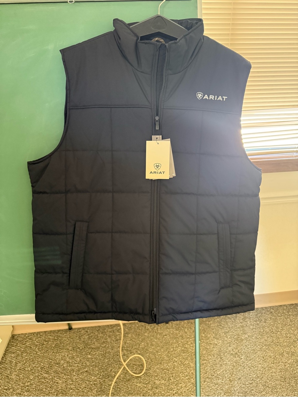 Ariat Black Quilted concealed carry Insulated Vest